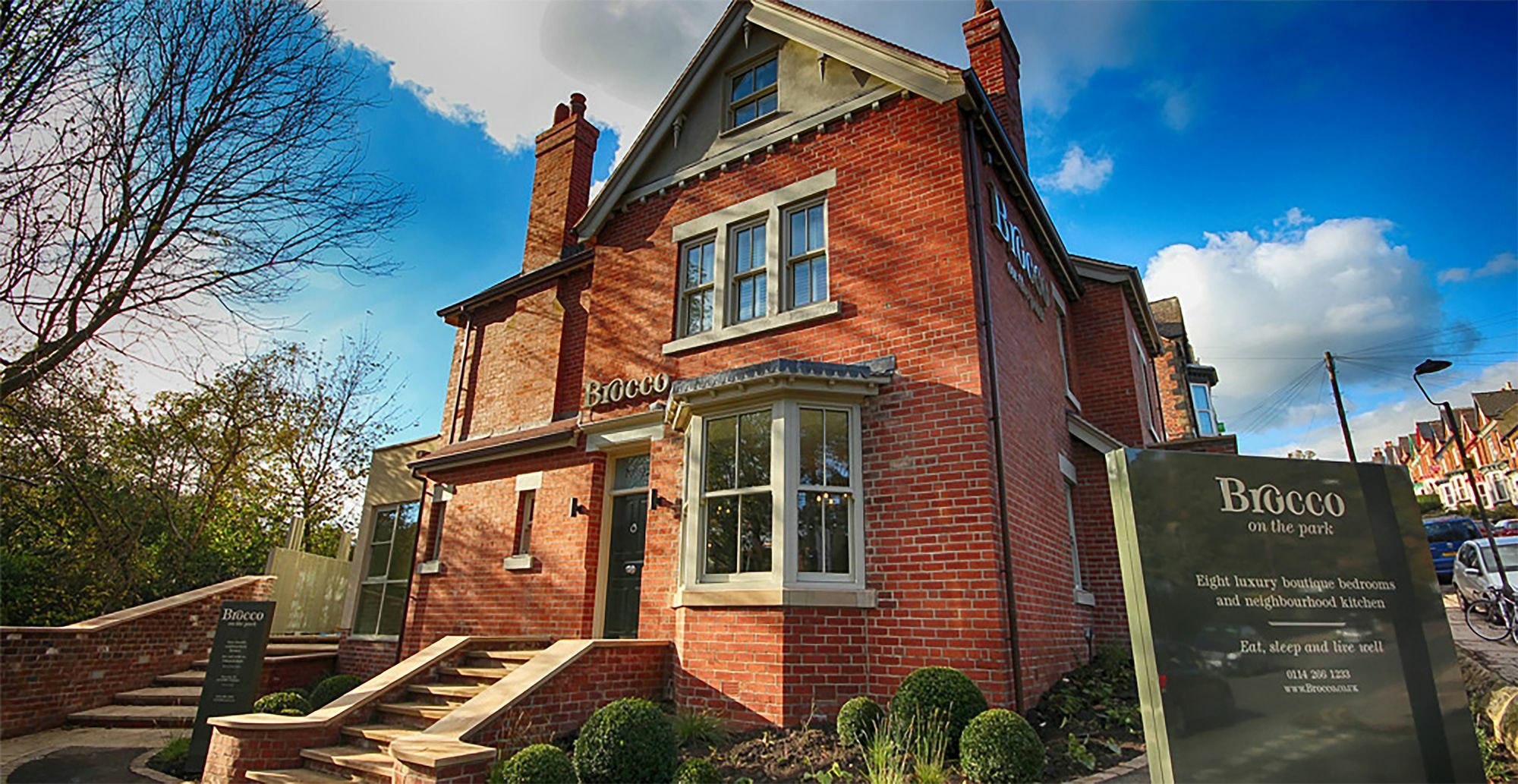 Brocco On The Park Boutique Hotel Sheffield Eksteriør billede